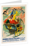 Poster for les grandes fêtes des Tuileries, Pour les pauvres de France et de Russie by Gaston Noury