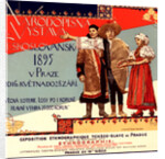 Poster for l' Exposition ethnographique tchèco-slave de Prague by Vojtech Hynais