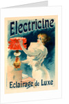 Poster for l' Électricine by Lucien Lefevre