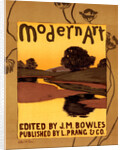 Poster for lModern Art, published in Boston by Arthur W. Dow