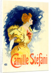 Poster for Mlle Camille Stéfani by Jules Chéret