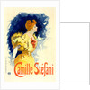 Poster for Mlle Camille Stéfani by Jules Chéret