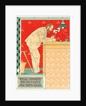 Belgian Poster for M. Paul Hankar, architecte by Adolphe Crespin