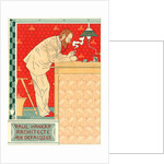 Belgian Poster for M. Paul Hankar, architecte by Adolphe Crespin