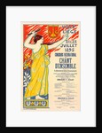 Belgian Poster for le Concours international de Chant d'ensemble, organisé par la ville de Liège by Auguste Donnay
