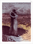 Poster for l'Opéra-Comique Louise by Georges Rochegrosse