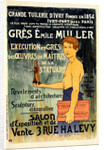 Poster for la Grande Tuilerie d'Ivry (Usine Émile Muller) by Alexandre Charpentier