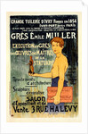 Poster for la Grande Tuilerie d'Ivry (Usine Émile Muller) by Alexandre Charpentier