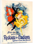 Poster for Redoute des Étudiants by Jules Chéret