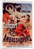 Poster for Concert des Ambassadeurs by Jules Chéret