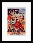 Poster for Concert des Ambassadeurs by Jules Chéret