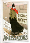 Poster for le Concert des Ambassadeurs, Eugénie Buffet by Lucien Marie François Métivet
