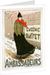 Poster for le Concert des Ambassadeurs, Eugénie Buffet by Lucien Marie François Métivet