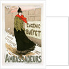 Poster for le Concert des Ambassadeurs, Eugénie Buffet by Lucien Marie François Métivet