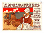 Poster for les Sardines Amieux by Georges Fay