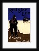 Belgian poster Red Star Line. From Antwerp to New York by Henry Cassiers