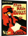 English Poster for la revue hebdomadaire Illustrated Pall Mall Budget by Maurice Greiffenhagen