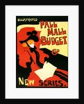 English Poster for la revue hebdomadaire Illustrated Pall Mall Budget by Maurice Greiffenhagen