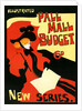 English Poster for la revue hebdomadaire Illustrated Pall Mall Budget by Maurice Greiffenhagen