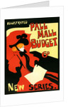 English Poster for la revue hebdomadaire Illustrated Pall Mall Budget by Maurice Greiffenhagen