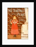 Poster for la Pâte dentifrice du docteur Pierre by Louis-Maurice Boutet de Monvel