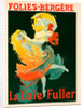 Poster for les Folies-Bergère, la Loïe Fuller by Jules Chéret