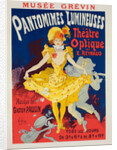 Poster for Musée Grévin, pantomimes lumineuses, Théâtre Optique de E. Reynaud, musique de Gaston Paulin by Jules Chéret