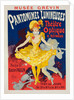 Poster for Musée Grévin, pantomimes lumineuses, Théâtre Optique de E. Reynaud, musique de Gaston Paulin by Jules Chéret