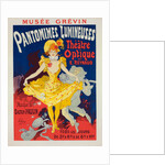 Poster for Musée Grévin, pantomimes lumineuses, Théâtre Optique de E. Reynaud, musique de Gaston Paulin by Jules Chéret