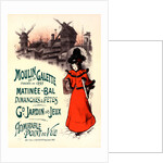 Poster for le Moulin de la Galette. Auguste by Roedel