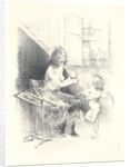 Impatience, dessins original pour les Maîtres de l'Poster by Adolphe Willette