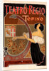 Italian poster for le Théâtre royal de Turin by Giuseppe Boano