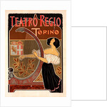 Italian poster for le Théâtre royal de Turin by Giuseppe Boano