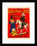Poster for le Bazar des Halles et Postes by Fernand Fernel