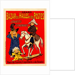 Poster for le Bazar des Halles et Postes by Fernand Fernel