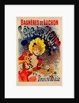 Poster for Fête des Fleurs de Bagnères-de-Luchon. Flower festival in August by Jules Chéret