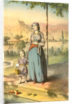 Turkish woman and child, Turkey by Henry J. Van Lennep