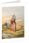 Armenian peasant woman, Travels through Turkey 1862 by Henry J. Van Lennep