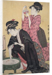 Kingyo,[Goldfish by Utamaro Kitagawa