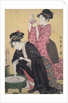 Kingyo,[Goldfish by Utamaro Kitagawa