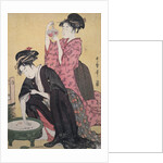 Kingyo,[Goldfish by Utamaro Kitagawa