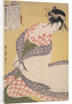 Shira-uchikake,The white surcoat by Utamaro Kitagawa