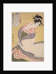 Shira-uchikake,The white surcoat by Utamaro Kitagawa
