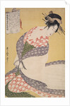 Shira-uchikake,The white surcoat by Utamaro Kitagawa