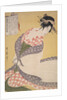 Shira-uchikake,The white surcoat by Utamaro Kitagawa
