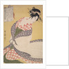 Shira-uchikake,The white surcoat by Utamaro Kitagawa