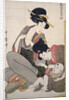 Chichi, About to breastfeed by Utamaro Kitagawa