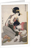Chichi, About to breastfeed by Utamaro Kitagawa