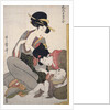 Chichi, About to breastfeed by Utamaro Kitagawa