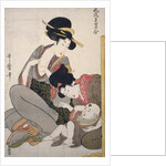 Chichi, About to breastfeed by Utamaro Kitagawa